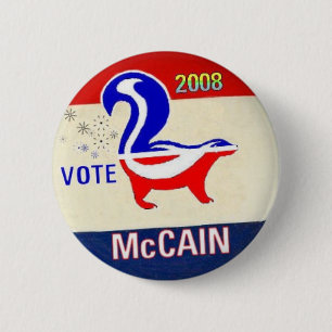 McCain GOP Skunk Button