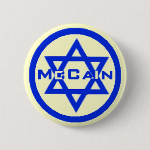 McCain JEWISH Button