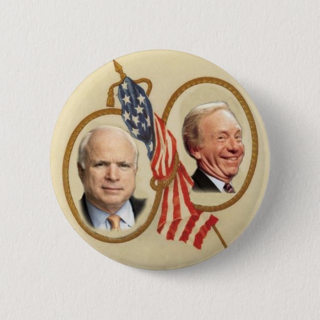 McCain/Lieberman Button (Front)