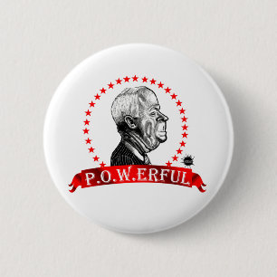 McCain P.O.W. 6 Cm Round Badge