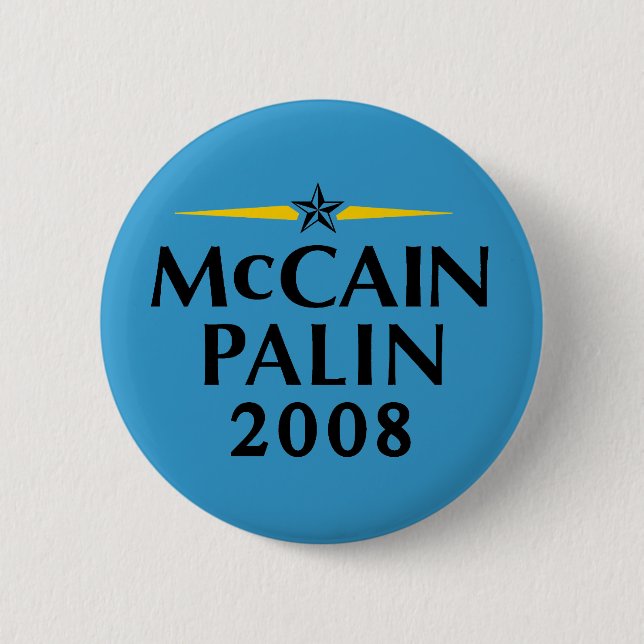 McCain Palin 2008 Button (Front)