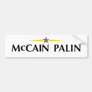 MCCAIN PALIN Bumpersticker Bumper Sticker