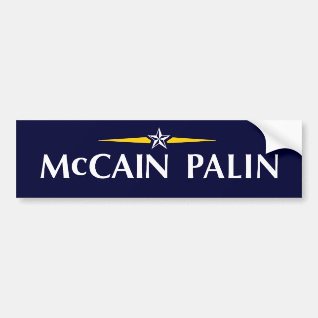 MCCAIN PALIN Bumpersticker Bumper Sticker (Front)