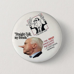 McCain Pinocchio Pin