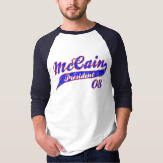 McCain President baseball shirt