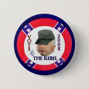 McCain The Rebel Button