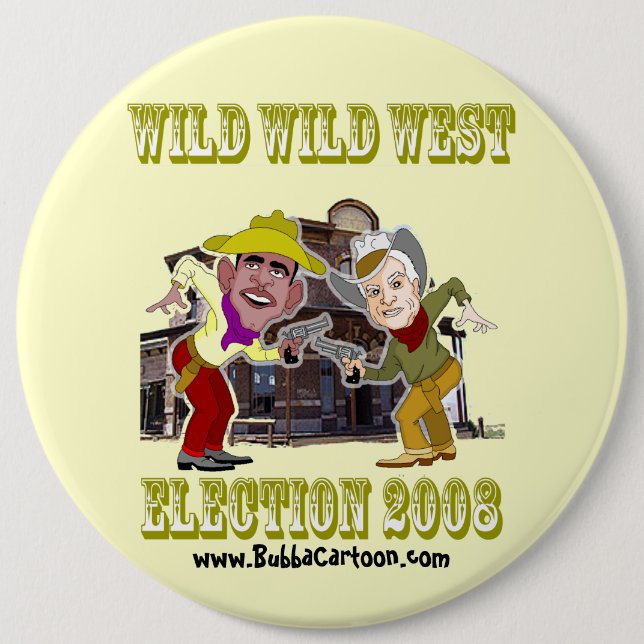 McCain vs Obama Button - Customised (Front)