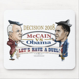McCain vs Obama Duel Mouse Pad