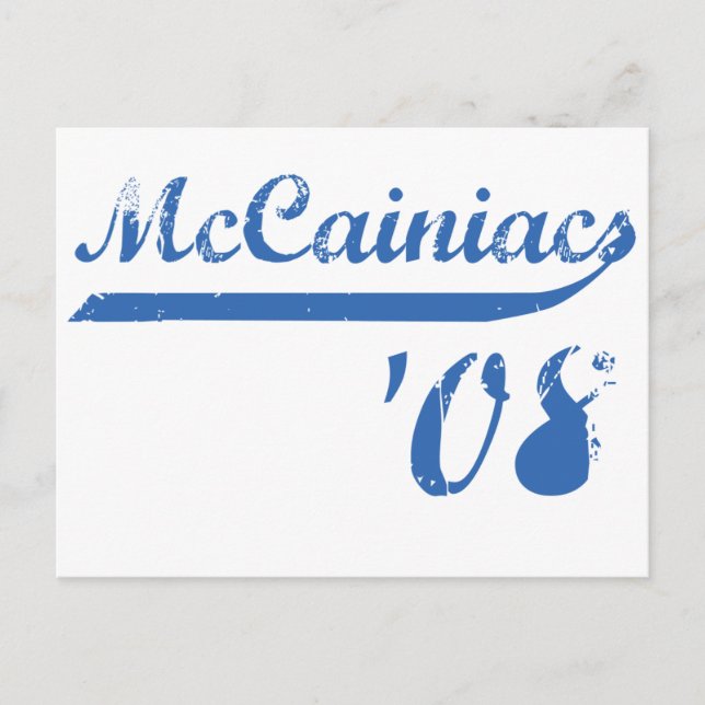McCainiacs '08 Postcard (Front)