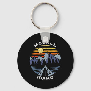 Mccall Idaho Mountains Vacation Camping Souvenir Key Ring
