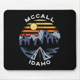 Mccall Idaho Mountains Vacation Camping Souvenir  Mouse Pad