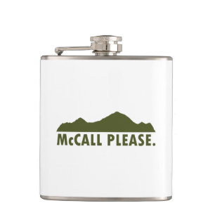 McCall Idaho Please Hip Flask