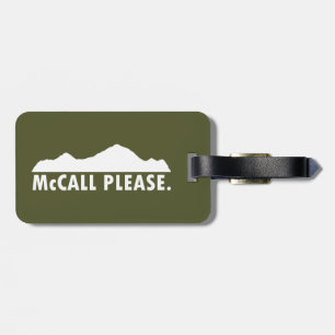 McCall Idaho Please Luggage Tag