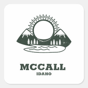 McCall - Idaho Square Sticker