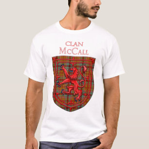 McCall Tartan Scottish Plaid Lion Rampant T-Shirt