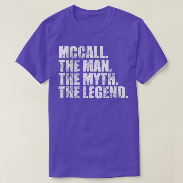 MccallMccall Family name Mccall last Name Mccall S T-Shirt (Design Front)