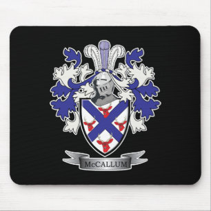 McCallum Family Crest Coat of Arms Mouse Pad
