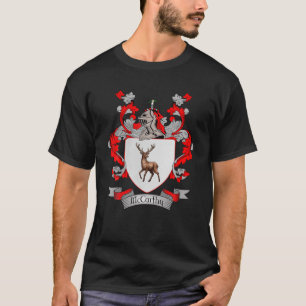 Mccarthy Coat Of Arms Mccarthy Surname Family Cr T-Shirt