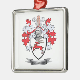 McCarthy Coat of Arms Metal Ornament