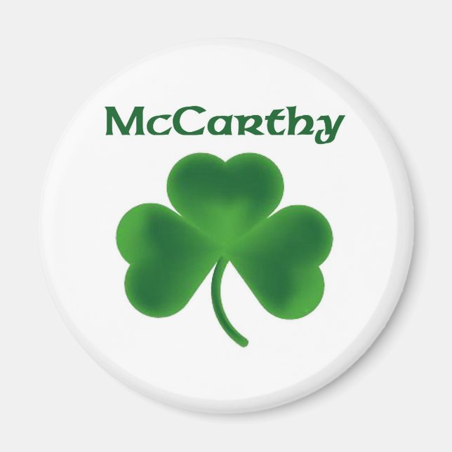 McCarthy Shamrock Magnet (Front)