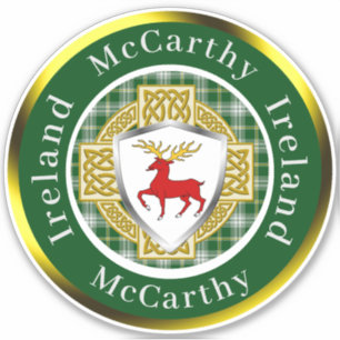 McCarthy Shield & Celtic Cross Personalized