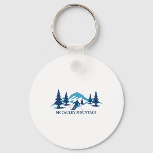 Mccauley Mountain New York Ski Resort Skiing Skier Key Ring