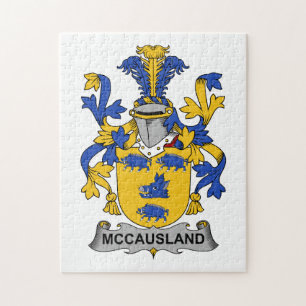 McCausland Family Crest Jigsaw Puzzle