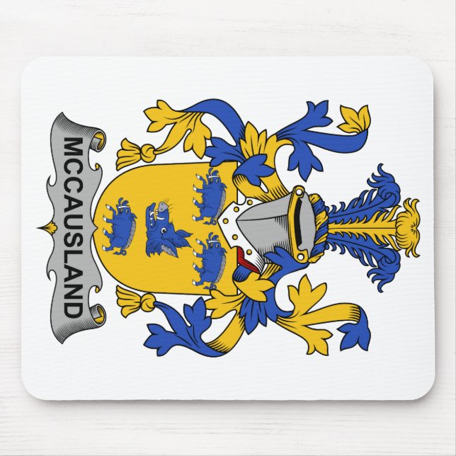McCausland Family Crest Mouse Pad (Front)