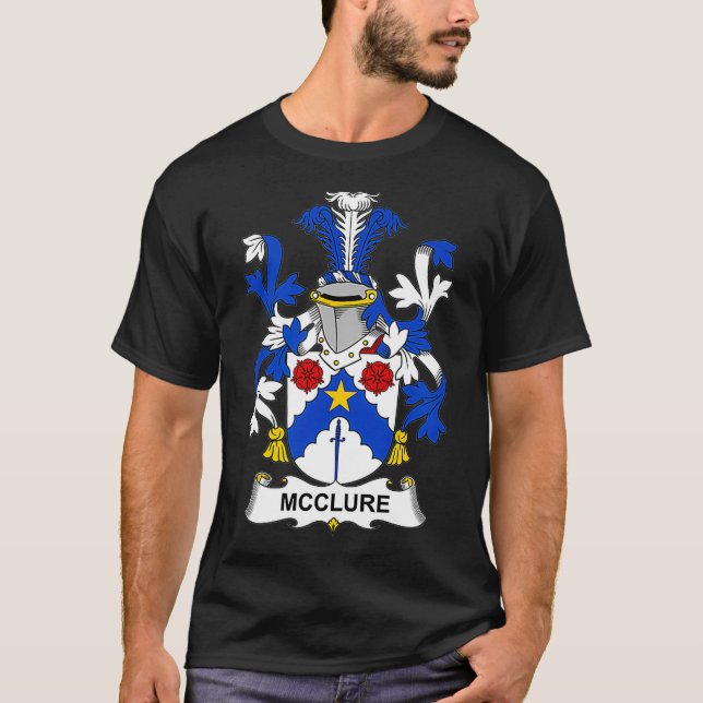 McClure Coat of Arms  Family Crest T-Shirt (Front)