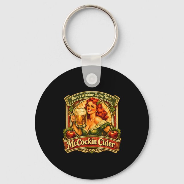 Mccockin cider  key ring (Front)