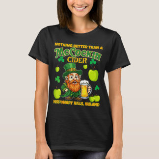 Mccockin cider mccain funny st patrick’s day humor T-Shirt