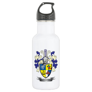 McConnell Family Crest Coat of Arms 532 Ml Water Bottle