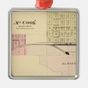 McCook, Nebraska Metal Ornament