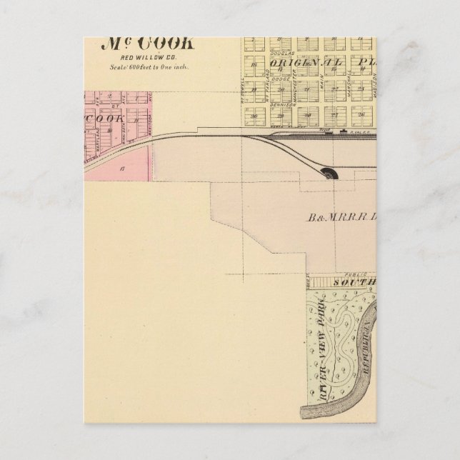 McCook, Nebraska Postcard (Front)