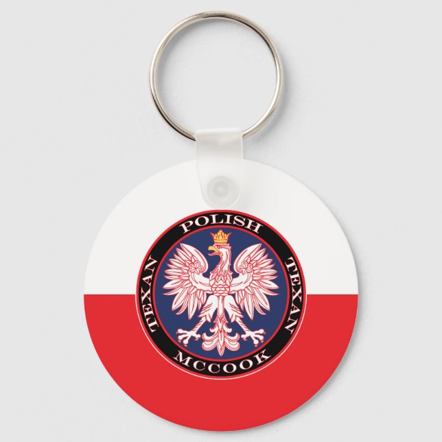 McCook Polish Texan Key Ring (Front)