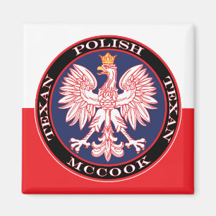 McCook Polish Texan Magnet