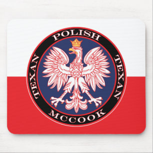 McCook Polish Texan Mouse Pad