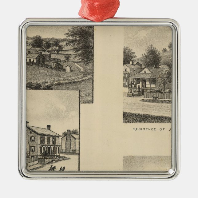 McCorkle property Metal Tree Decoration (Front)