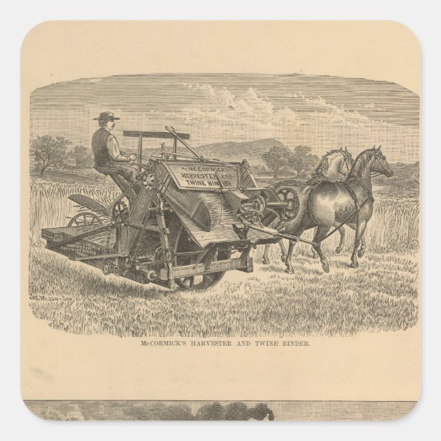 McCormick Company, Chicago, Illinois Square Sticker (Front)