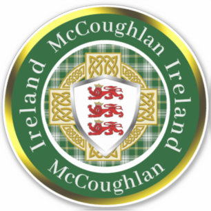 McCoughlan Shield & Celtic Cross Personalized