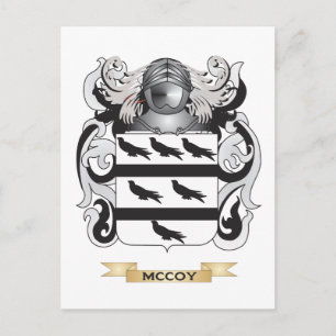 McCoy Coat of Arms (Family Crest) Postcard