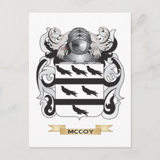McCoy Coat of Arms (Family Crest) Postcard