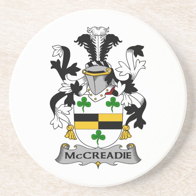 McCreadie Family Crest Coaster (Front)