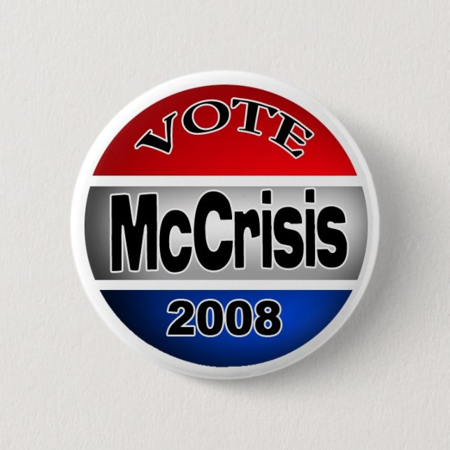 McCrisis 6 Cm Round Badge (Front)