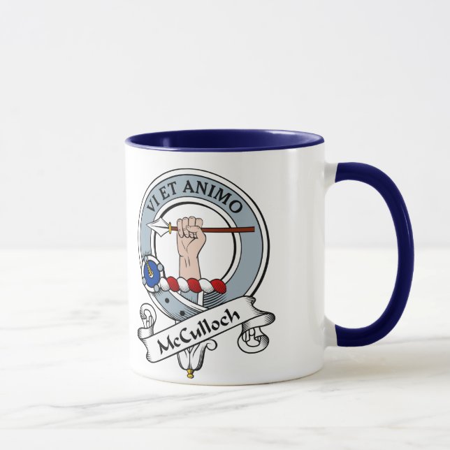 McCulloch Clan Badge Mug (Right)