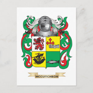 McCutcheon Coat of Arms (Family Crest) Postcard