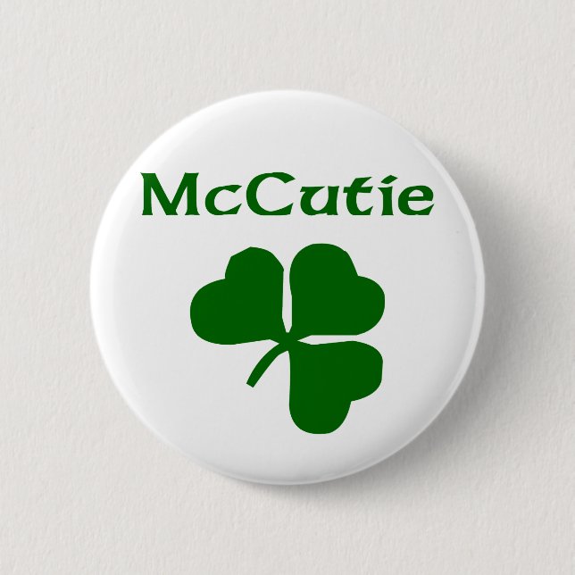 McCutie 6 Cm Round Badge (Front)