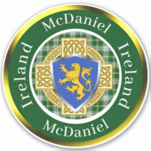 McDaniel Shield & Celtic Cross Personalised