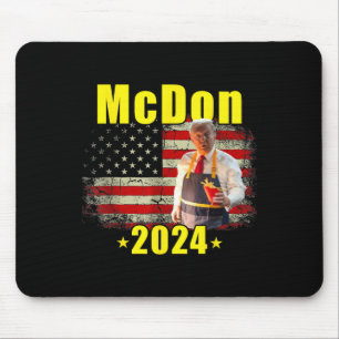 Mcdon Funny Donald Trump French Fry Cooking Fries Mouse Pad