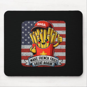 Mcdon Funny Donald Trump French Fry Cooking Fries Mouse Pad